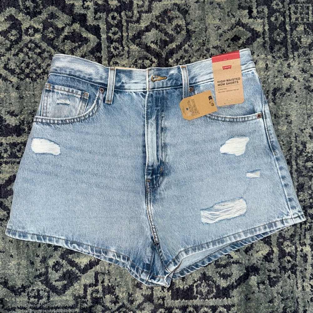Levi's Women's High-Waisted Mom Shorts